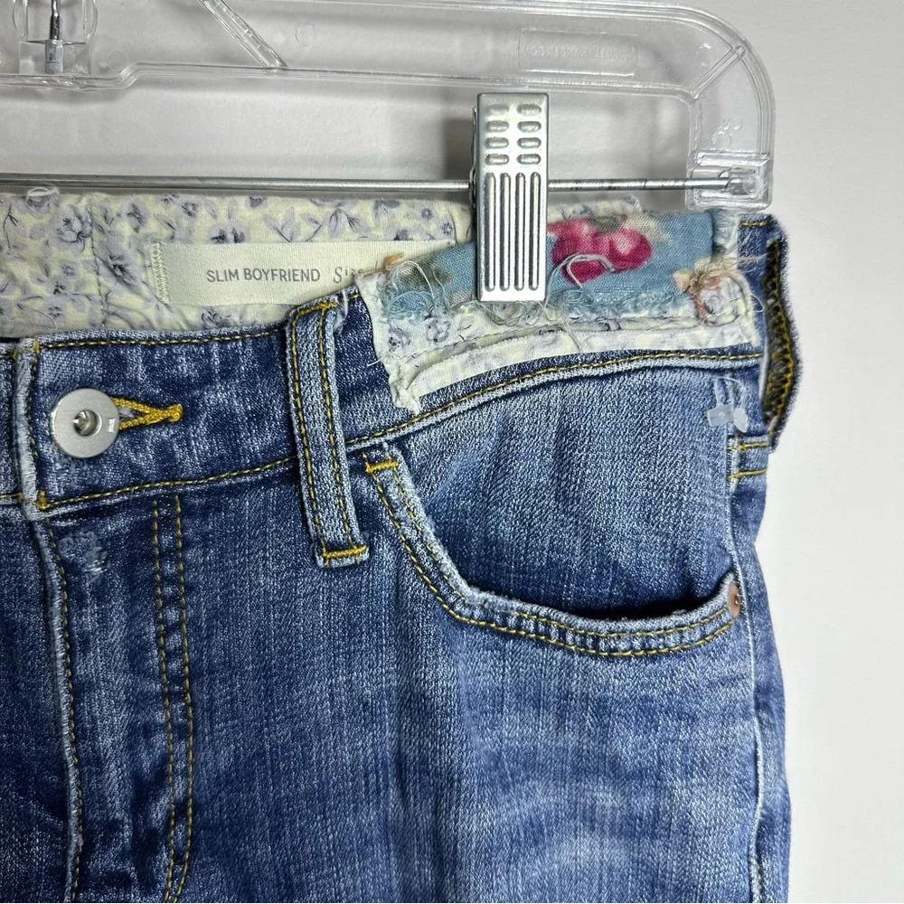 Anthropologie‎ Pilcro & The Letterpress Size 26 Slim Boyfriend Straight Leg Jean